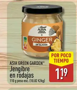 ALDI ASIA GREEN GARDEN Jengibre en rodajaGINGER oferta