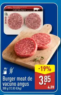 ALDI Burger meat de vacuno angus oferta