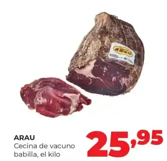 Alimerka ARAU Cecina de vacuno babilla oferta