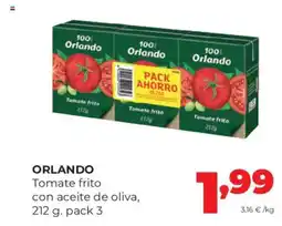 Alimerka ORLANDO Tomate frito con aceite de oliva oferta