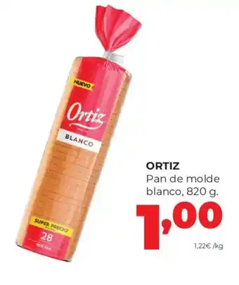 Alimerka ORTIZ Pan de molde blanco oferta