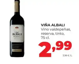 Alimerka VIÑA ALBALI Vino valdepeñas, reserva, tinto oferta