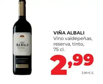 Alimerka VIÑA ALBALI Vino valdepeñas, reserva, tinto oferta