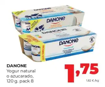Alimerka DANONE Yogur natural o azucarado oferta