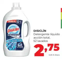 Alimerka DISICLÍN Detergente líquido acción total, 52 lavados oferta