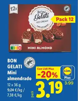 Lidl BON GELATI Mini almendrado oferta