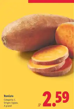 Lidl Boniato oferta