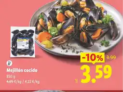 Lidl Mejillón cocido oferta