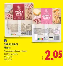 Lidl CHEF SELECT Flauta oferta