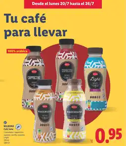 Lidl MILBONA Café latte oferta