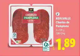 Lidl REALVALLE Chorizo de Pamplona oferta