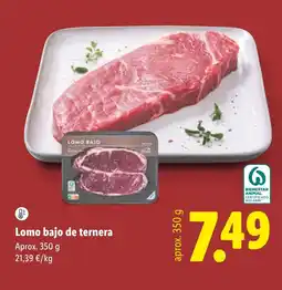 Lidl Lomo bajo de ternera oferta