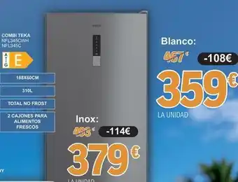 Teka - combi nfl345cwh