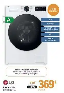 E.Leclerc Lg - lavadora f2x50s9tlb oferta