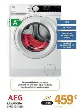 E.Leclerc Aeg - lavadora lfr7394n2b oferta