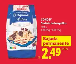 Lidl SONDEY Surtido de barquillos oferta