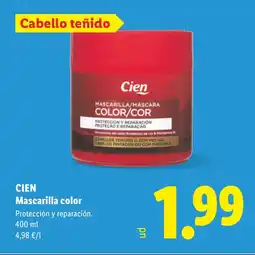 Lidl CIEN Mascarilla color oferta