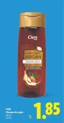 Lidl CIEN Champú de argán oferta