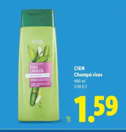 Lidl CIEN Champú rizos oferta