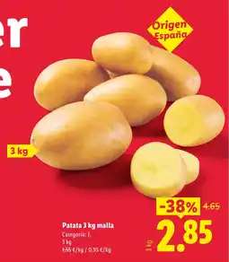 Lidl Patata oferta