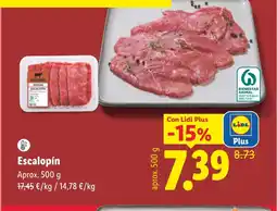 Lidl Escalopín oferta