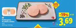 Lidl Hamburguesas de salmón y merluza oferta