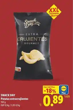 Lidl SNACK DAY Patatas extracrujientes oferta