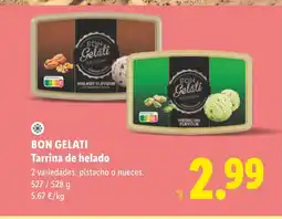 Lidl BON GELATI Tarrina de helado oferta