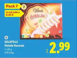 Lidl GELATELLI Helado Huracán oferta