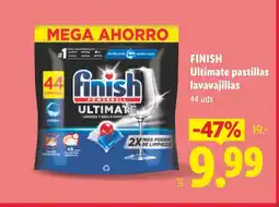 Lidl FINISH Ultimate pastillas lavavajillas oferta