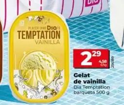Dia DIA TEMPTATION Gelat de vainilla oferta