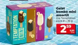 Dia DIA TEMPTATION Gelat bombó mini assortit oferta