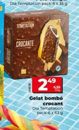 Dia DIA TEMPTATION Gelat bombó crocant oferta