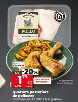 Dia SELECCIÓN DE DIA Quarters posteriors de pollastre oferta