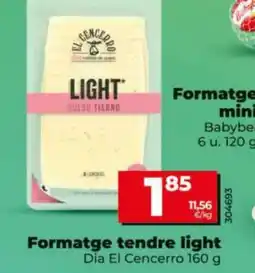 Dia DIA EL CENCERRO Formatge tendre light oferta