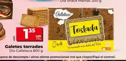 Dia DIA GALLETECA Galetes torrades oferta