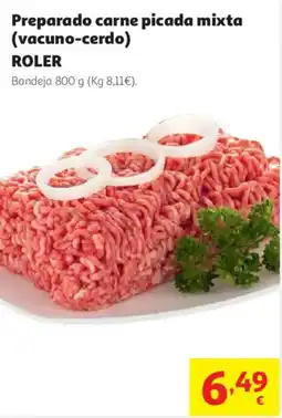 Alcampo Preparado carne picada mixta (vacuno-cerdo) roler oferta