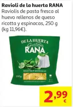 Alcampo RANA Ravioli de la huerta oferta