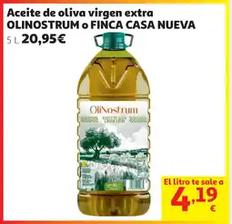 Alcampo Aceite de oliva virgen extra olinostrum o finca casa nueva oferta