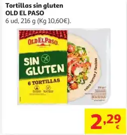 Alcampo OLD EL PASO Tortillas sin gluten oferta