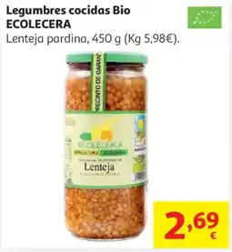 Alcampo ECOLECERA Legumbres cocidas Bio oferta