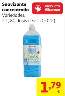 Alcampo AUCHAN Suavizante concentrado oferta