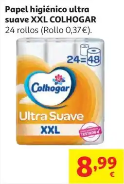 Alcampo COLHOGAR Papel higiénico ultra suave XXL oferta