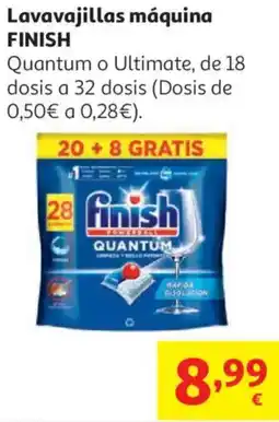Alcampo FINISH Lavavajillas máquina oferta