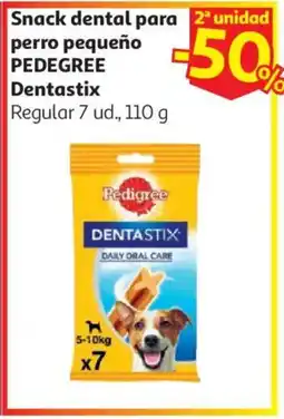 Alcampo PEDEGREE Snack dental para perro pequeño Dentastix oferta