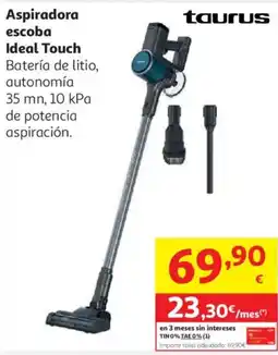 Alcampo Aspiradora escoba Ideal Touch oferta