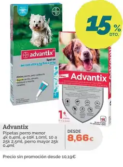 Supermercados MAS Advantix oferta