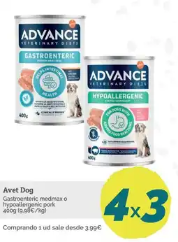 Supermercados MAS AVET DOG Gastroenteric medmax o hypoallergenic pork oferta
