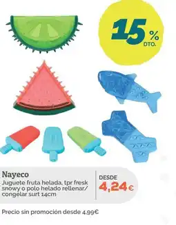 Supermercados MAS Nayeco Juguete fruta helada, tpr fresk snowy o polo helado rellenar/ congelar surt oferta