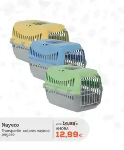 Supermercados MAS Nayeco Transportin colores nayeco pegaso oferta